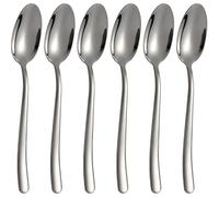 Turewin Soup Spoons Set of 6, Stainless Steel, Minimalist Design, Dishwasher Safe