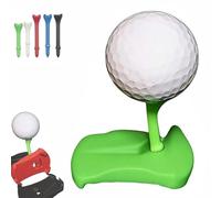 Turf Base V3 Turf Tee for Artificial Turf - Pre-Cut Tee Variety Packs Included, Golf Simulator Tees for Outdoor Indoor Winter Turf, Driving Range & Home Training (Green)