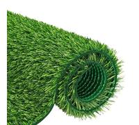 Turf Grass,20mm Artificial Grass Turf Realistic Lawn Carpet with Draina Holes Weather Resistant for Garden Balcony & Patio Pet Friendly Grass for Dogs & Pets (2x6 Meters 6.6x19.7 ft)