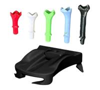 Turf Tee for Artificial Grass, Includes Pre-Cut Tea Sets, Lawn Tees, Golf Simulator, Simulator Tees, Foldable Base, for Outdoor, Indoor and Winter Lawn as well as for the Driving Range (Black)