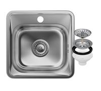 Turi38 Single Bowl Stainless Steel Sink Granitan - 1 Set