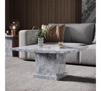 Turin Coffee Table - Square - Grey Marble
