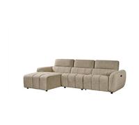Turin Electric Recliner Sofa Mocha Left Hand