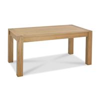 Turin Light Oak Extending Dining Table - 4-6 Seater - 125cm-165cm - Medium End