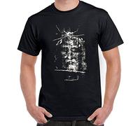 Turin Shroud Men's T-Shirt (Large, Black)