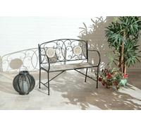 Turin Wrought Iron Mosaic Bench Multicolour