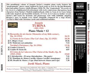 TURINA: RECUERDOS DE MI RINC¢N; LA VENTA DE LOS GATOS; NAVIDAD; EL CRISTO DE LA