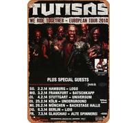 Turisas - We Ride Together, Tour 2014 - Konzertplakat Plaque Poster Metal Tin Sign 8" x 12" Vintage Retro Wall Decor