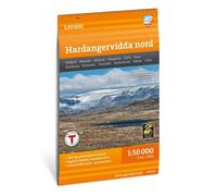 Turkart Hardangervidda nord 1:50 000 (Mountain map detailed scale)