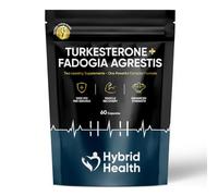 Turkesterone + Fadogia Agrestis | 1000 MG | Maximum Strength Supplement | Strength, Performance & Power | 100% Natural Non-GMO Vegan | 60 Capsules