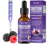 Turkesterone Liquid Drops 60ml High Strength 1500mg - Muscle Growth & Training Support Supplement for Men - Gym & Bodybuilding Nutrition - Fast Absorbing Ajuga Turkestanica & Fadogia Extract