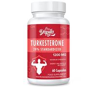 Turkesterone Supplement - 1200mg Ajuga Turkestanica Extract Standardized to 20% Turkesterone, Max Strength for Bodybuilding, 60 Vegan Capsules