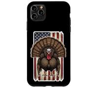 Turkey American Flag Grudge Distressed Vintage Hunter Hunt Case for iPhone 11 Pro Max