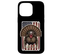 Turkey American Flag Grudge Distressed Vintage Hunter Hunt Case for iPhone 14 Pro Max