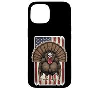 Turkey American Flag Grudge Distressed Vintage Hunter Hunt Case for iPhone 15