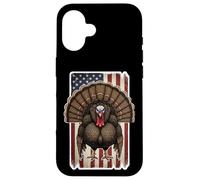 Turkey American Flag Grudge Distressed Vintage Hunter Hunt Case for iPhone 16