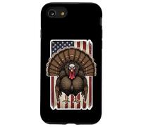 Turkey American Flag Grudge Distressed Vintage Hunter Hunt Case for iPhone SE (2020) / 7/8
