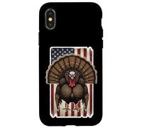 Turkey American Flag Grudge Distressed Vintage Hunter Hunt Case for iPhone X/XS