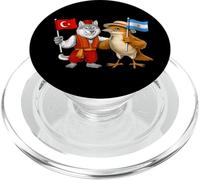 Turkey Argentina Flag Turkish Argentine Roots Türkiye PopSockets PopGrip for MagSafe
