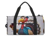 Turkey at Wine Tasting Gym Bag Sport Gym Tote Bag Lightweight Duffle Bag Carry On Weekender Bags for Women Men, white, One Size