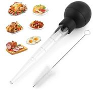 Turkey Baster, Baster for Cooking, Turkey Baster Large, Turkey Baster for Aquarium, Plastic Dropper Rubber Head, Turkey Baster for Cooking for Turkey Chicken Brisket Roasts