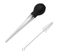Turkey Baster, Large Pipette with Cleaning Brush, Silicone Liquid Droppers Baster for Cooking BBQ Baking, Turkey Oil Dropper Essential Kitchen Gadgets Basting Tool