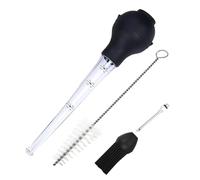 Turkey Baster Meat Baster Meat Syringe with Cleaning Brush and Injection Needle, Pipette for Barbecue, Beef, Bacon, Chicken, Pork, Turkey