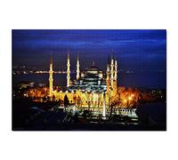 Turkey Blue Mosque Istanbul Jigsaw Puzzle for Adults 500 Piece Travel Gift Souvenir 52x38CM