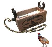 Turkey Box Call,Push Button Realistic Sound Maker Gear | Wild Hen Calls - for Outdoor Game Yard Forest Field Meadow Camp