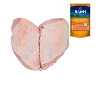 Turkey Breast 1kg with Rajah Chicken Seasoning 100g | Premium Halal Lean Turkey Meat for Roasting, Grilling & Curries | Tender, Juicy & High-Protein Pack