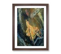 Turkey Carcass By Chaim Soutine Classic Painting Framed Wall Art Print, Ready to Hang Picture for Living Room Bedroom Home Office Décor, Walnut A3 (34 x 46 cm)