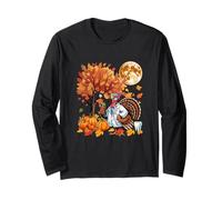 Turkey Costume Dentist Tools Thanksgiving Fall Pumpkins Long Sleeve T-Shirt