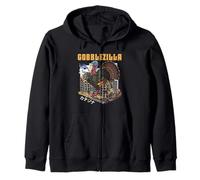 Turkey Day Thanksgiving Gobblezilla Funny Gobble Monster Zip Hoodie