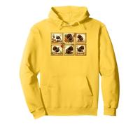 Turkey Day Thanksgiving Pumpkin Friends Giving Fall Autumn Pullover Hoodie