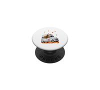 Turkey Driving Ambulance Fall Leaves Thanksgiving Driver PopSockets Adhesive PopGrip