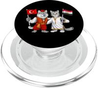 Turkey Egypt Flag Turkish Egyptian Roots Türkiye Heritage PopSockets PopGrip for MagSafe