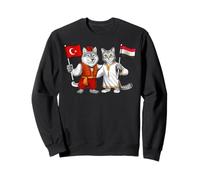 Turkey Egypt Flag Turkish Egyptian Roots Türkiye Heritage Sweatshirt