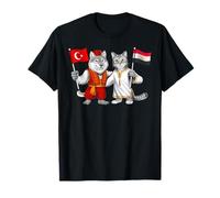 Turkey Egypt Flag Turkish Egyptian Roots Türkiye Heritage T-Shirt