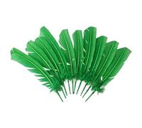 Turkey Feather Green, Pack of 10