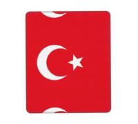Turkey Flag Printing Gaming Mouse Pad with Strong Adhesion, Suitable for Computer, Gaming and Work