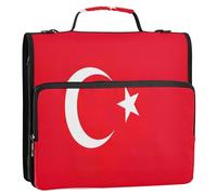 Turkey Flag Workbook - Pocket Organizer with Zipper