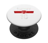 Turkey Gift For Turkey Soccer Ball Football Europe Turks PopSockets Adhesive PopGrip