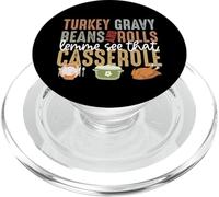 Turkey Gravy Beans And Rolls Let Me See That Casserole Fall PopSockets PopGrip for MagSafe