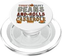 Turkey Gravy Beans And Rolls Let Me See That Casserole PopSockets PopGrip for MagSafe