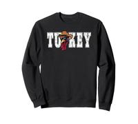 TURKEY Happy Thanksgiving funny vibes good time at holidays Sweatshirt