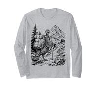 Turkey Hiking Mountain Backpack Camping Trail Explorer Long Sleeve T-Shirt