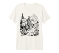 Turkey Hiking Mountain Backpack Camping Trail Explorer Premium T-Shirt