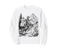 Turkey Hiking Mountain Backpack Camping Trail Explorer Sweatshirt