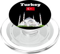 Turkey holiday Souvenir Istanbul Blue Mosque Turkish flag PopSockets PopGrip for MagSafe