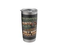 Turkey Hunter Dad Like A Reegular Dad Only Way Cooler Stainless Steel Insulated Tumbler